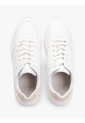 Tenis Blanco De Cuero Con Logo En Bajo Relieve Tommy Hilfiger de Tommy Hilfiger