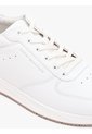 Tenis Blanco De Cuero Con Logo En Bajo Relieve Tommy Hilfiger de Tommy Hilfiger