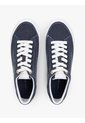 Tenis Azul Marino De Lona Lavada Con Plataforma Tommy Hilfiger de Tommy Hilfiger