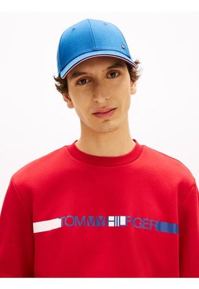 Gorra Azul De Béisbol Con Seis Paneles Y Logo Tommy Hilfiger