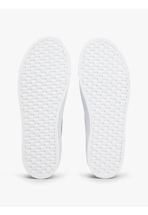 Tenis Azul Marino De Lona Lavada Con Plataforma Tommy Hilfiger