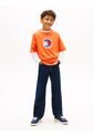 Camiseta Naranja Con Logo Gráfico Tommy Hilfiger de Tommy Hilfiger