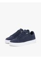 Tenis Azul Marino De Ante Con Logo Metalizado Tommy Hilfiger de Tommy Hilfiger
