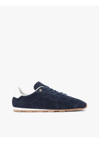 Tenis Azul Marino De Ante Con Monograma TH Tommy Hilfiger Tommy Hilfiger