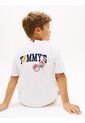 Camiseta Blanca Gráfica Con Estampado Para Niños Tommy Hilfiger de Tommy Hilfiger