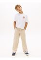 Camiseta Blanca Gráfica Con Estampado Para Niños Tommy Hilfiger de Tommy Hilfiger