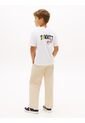 Camiseta Blanca Gráfica Con Estampado Para Niños Tommy Hilfiger de Tommy Hilfiger