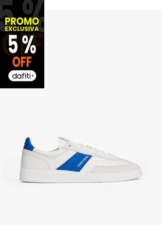 Tenis Blanco The Greenwich De Ante Con Logo Tommy Hilfiger Tommy Hilfiger