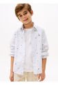 Camisa All Over Flag De Manga Larga Para Niño Tommy Hilfiger de Tommy Hilfiger