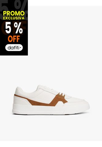Tenis Blanco De Tenis Con Panel Texturizado Tommy Hilfiger Tommy Hilfiger