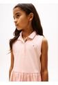 Vestido Rosa Tipo Polo Con Diseño Calado Tommy Hilfiger de Tommy Hilfiger