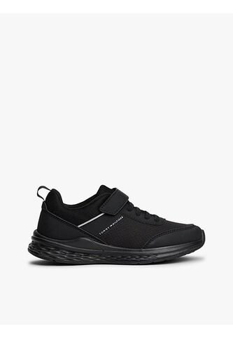 Tenis Negro Con Diseño Cierre De Velcro Y Cordones Tommy Hilfiger Tommy Hilfiger