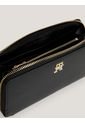 Billetera Negra Iconic Grande Con Cremallera Tommy Hilfiger de Tommy Hilfiger