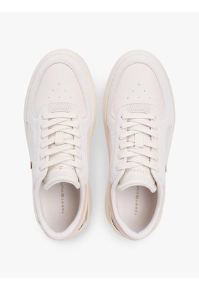 Tenis De Plataforma Con Panel De Satén Tommy Hilfiger
