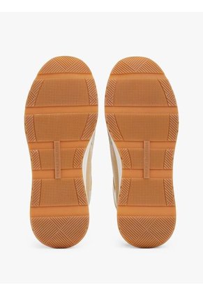 Tenis Beige Con Texturas Mixtas Tommy Hilfiger