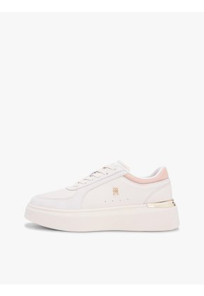 Tenis De Plataforma Con Panel De Satén Tommy Hilfiger
