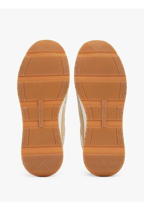 Tenis Beige Con Texturas Mixtas Tommy Hilfiger