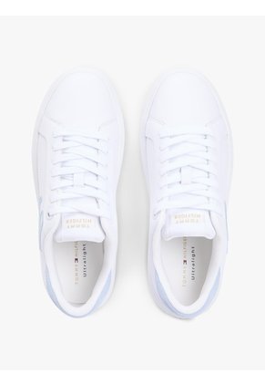 Tenis Multicolor De Cuero Con Logo Bordado Tommy Hilfiger