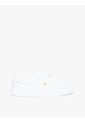 Tenis Blanco De Cuero Con Monograma Metalizado Tommy Hilfiger de Tommy Hilfiger