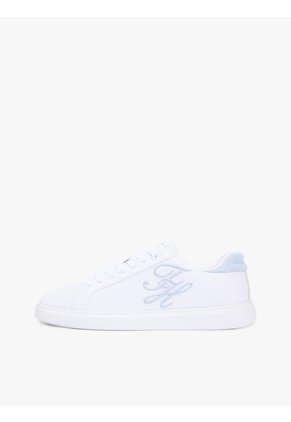 Tenis Multicolor De Cuero Con Logo Bordado Tommy Hilfiger