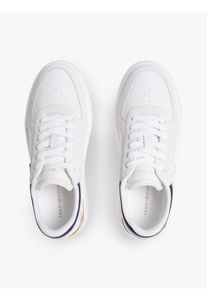 Tenis De Plataforma Con Panel De Satén Tommy Hilfiger