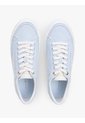 Tenis Celeste De Lona Lavada Con Plataforma Tommy Hilfiger de Tommy Hilfiger