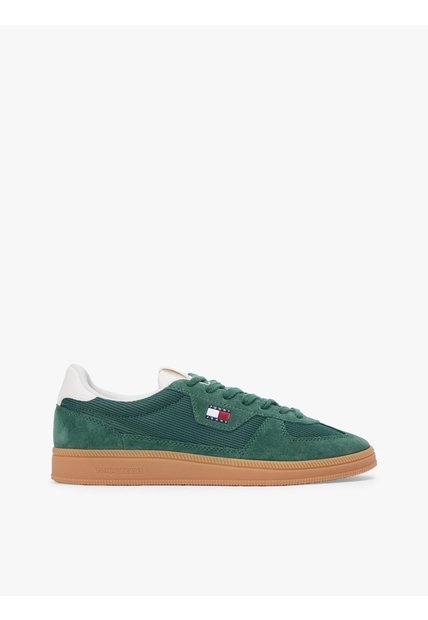 Tenis Verde The Greenwich De Texturas Mixtas Tommy Hilfiger