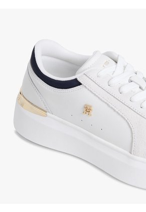 Tenis De Plataforma Con Panel De Satén Tommy Hilfiger