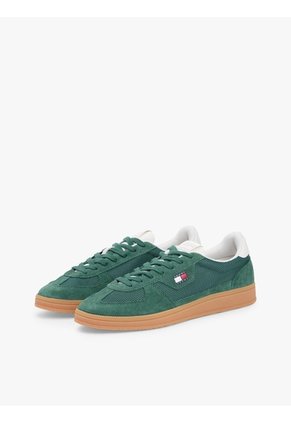 Tenis Verde The Greenwich De Texturas Mixtas Tommy Hilfiger