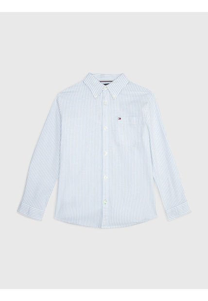 Camisa De Niño Essential Rayas Ithaca Corte Regular Tommy Hilfiger