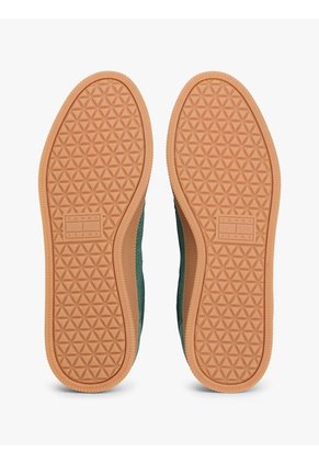 Tenis Verde The Greenwich De Texturas Mixtas Tommy Hilfiger