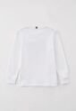Camiseta Blanca Manga Larga Con Logo Gráfico Tommy Hilfiger de Tommy Hilfiger