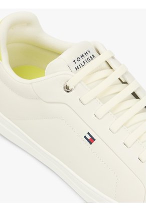 Tenis Amarillo De Tenis Hilfiger Icon De Cuero Tommy Hilfiger
