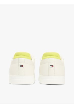 Tenis Amarillo De Tenis Hilfiger Icon De Cuero Tommy Hilfiger