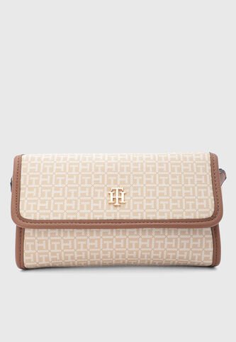 Bolso Manos Libres TOMMY HILFIGER Sabrinna Café Tommy Hilfiger