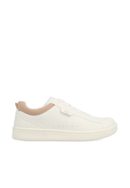 Tenis Blanco De Corte Bajo Con Cordones Tommy Hilfiger