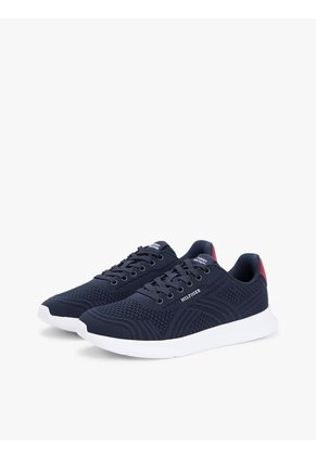 Tenis Azul Marino De Punto Ligero Con Logo Tommy Hilfiger