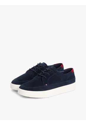 Tenis Azul Marino Light Hybrid Con Gamuza Tommy Hilfiger