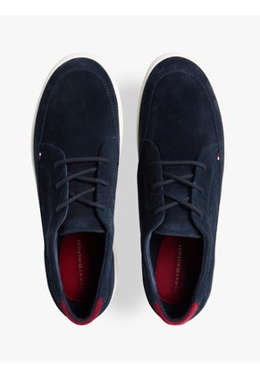Tenis Azul Marino Light Hybrid Con Gamuza Tommy Hilfiger