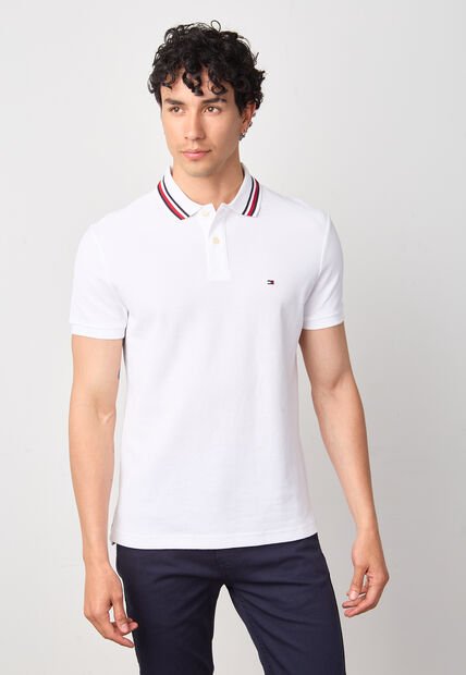 Polo TOMMY HILFIGER Blanco