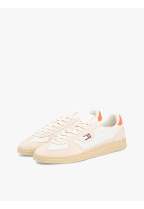 Tenis Blanco The Greenwich De Texturas Mixtas Tommy Hilfiger