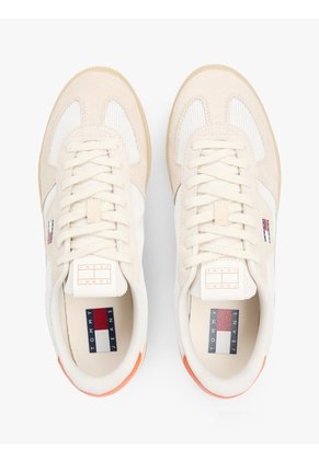 Tenis Blanco The Greenwich De Texturas Mixtas Tommy Hilfiger