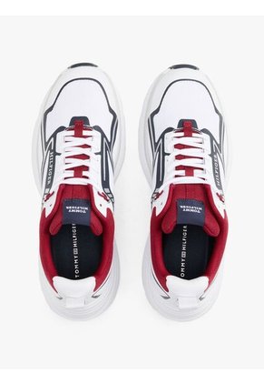 Tenis Azul Modern De Running Con Logo Tommy Hilfiger
