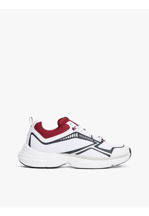 Tenis Azul Modern De Running Con Logo Tommy Hilfiger