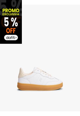 Tenis Blanco Con Monograma TH Tommy Hilfiger Tommy Hilfiger