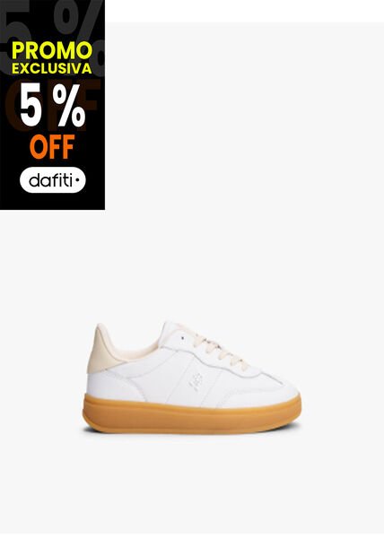 Tenis Blanco Con Monograma TH Tommy Hilfiger