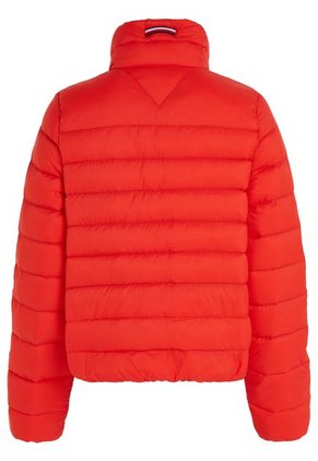 Chaqueta Roja Acolchada Con Logo Bordado Tommy Hilfiger