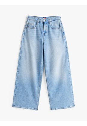 Jeans Azul Charlie De Talle Medio Y Corte Amplio Tommy Jeans