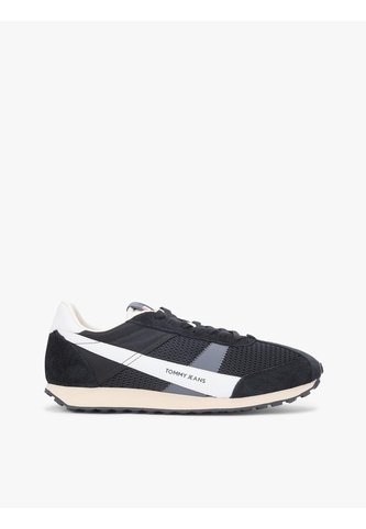 Tenis Negro Retro Runner Archive Open Mesh Tommy Hilfiger Tommy Hilfiger