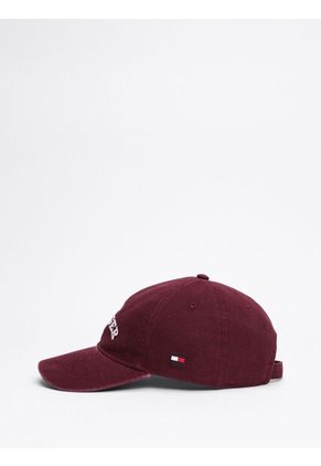 Gorra Roja De Béisbol Con Monotipo Hilfiger Tommy Hilfiger